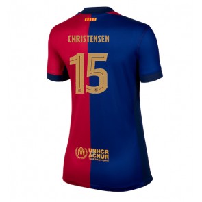 Barcelona Andreas Christensen #15 Domaci Dres za Ženska 2024-25 Kratak Rukavima